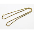 Fashion Gold Plated Stainless Steel Sq Pearl Chain